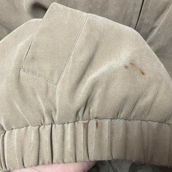 vintage 90s London fog full zip bomber style soft textured jacket W/ 2 pockets - Picture 2 of 7